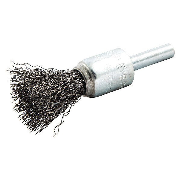 Crimped Wire End Brush, Shank Size 1/4
