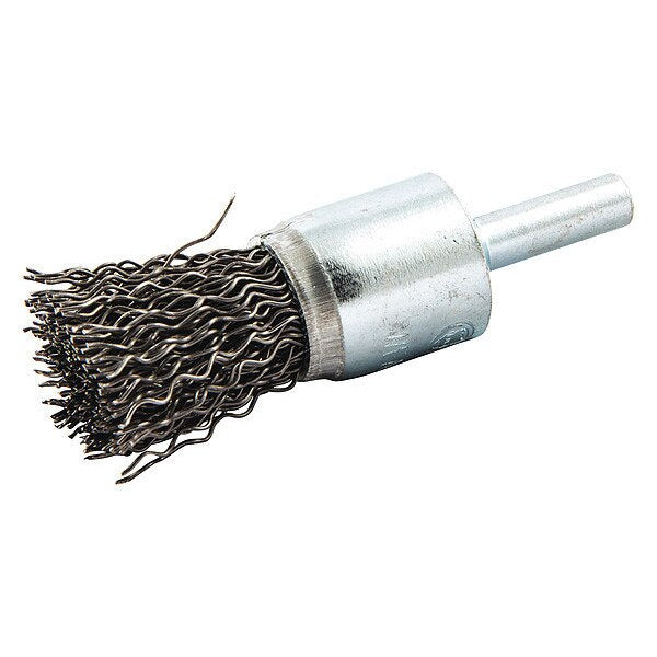 Crimped Wire End Brush, Shank Size 1/4