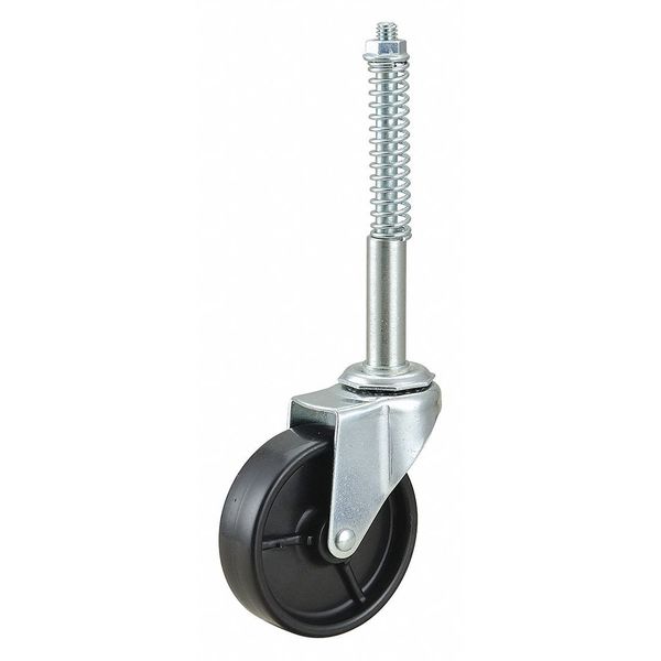 Stem Caster, Light-Duty, Threaded, 100 lb.