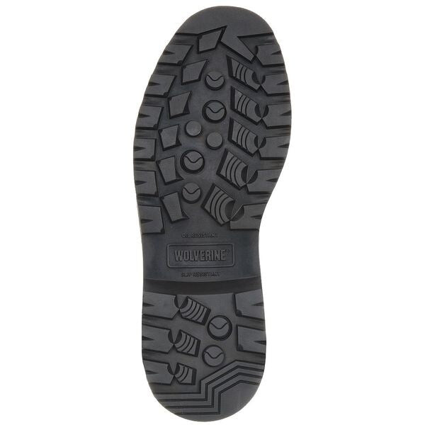 Size 8 Men's 6 in Work Boot Steel Work Boot, Black