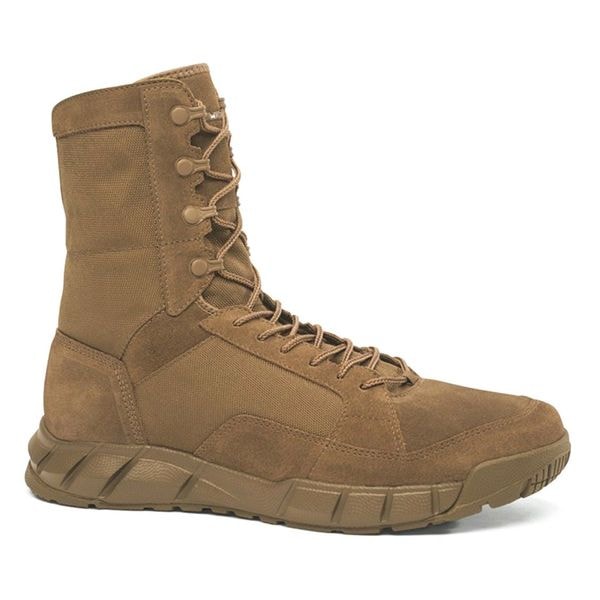 Tactical Boots, 8-1/2, R, Tan, Plain, Mens, PR