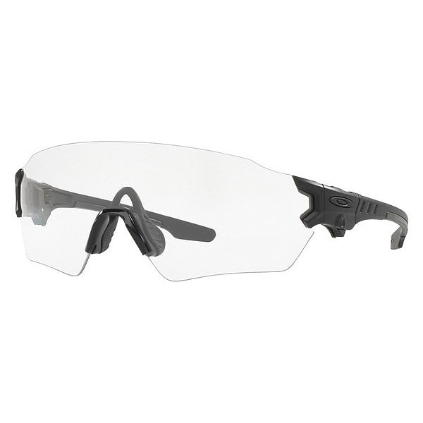 Safety Glasses, Wraparound Clear Plutonite Lens, Scratch-Resistant