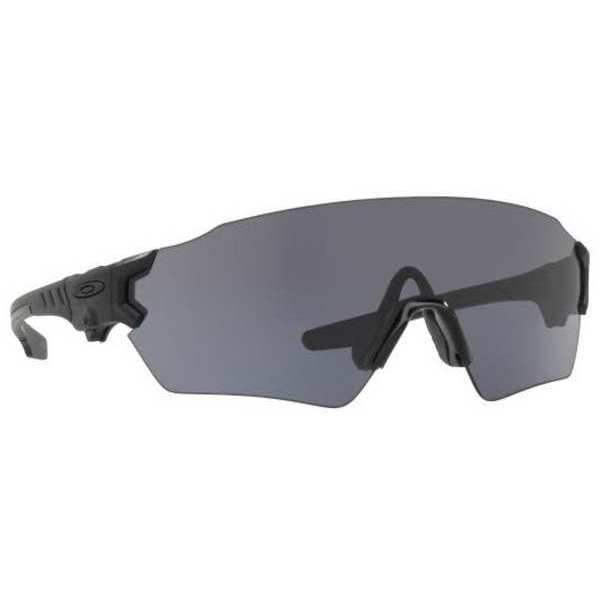 Safety Glasses, Wraparound Gray Plutonite Lens, Scratch-Resistant