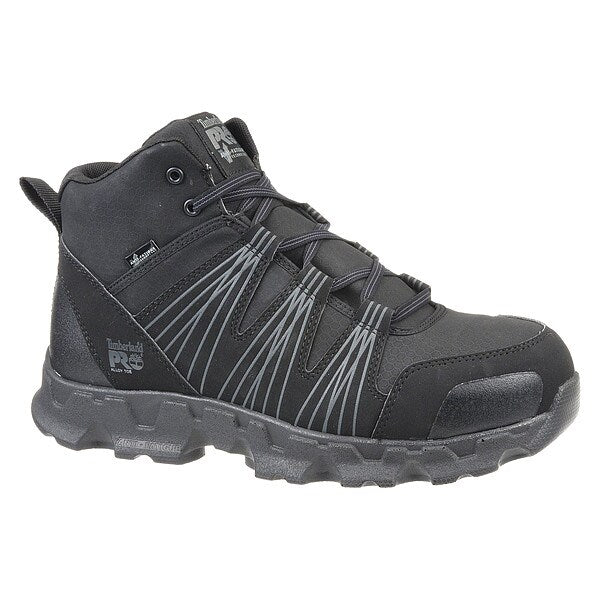 Athletic High-Top Shoe, M, 8, Black, PR
