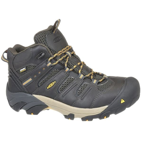 Size 8 Men's Hiker Boot Steel Work Boot, Raven/Tawny Olive