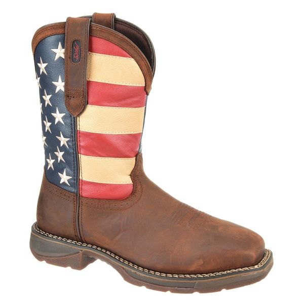 Size 8-1/2 Men's Western Boot Steel Work Boot