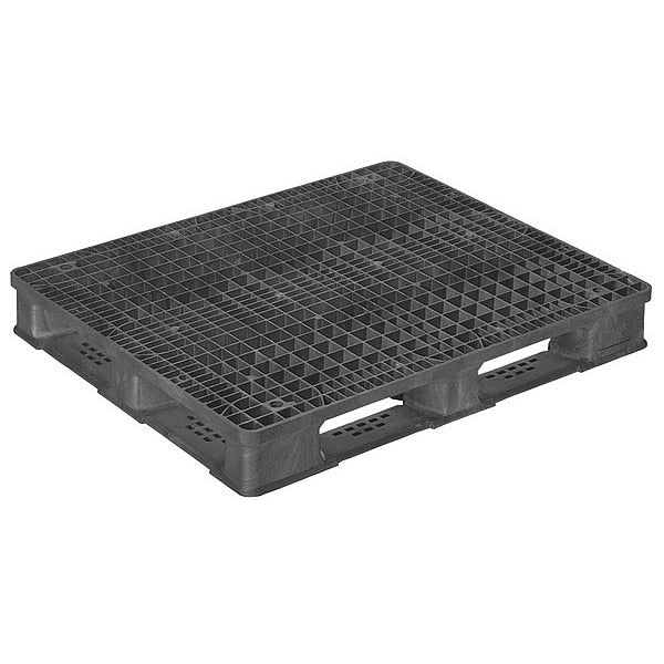 High Density Polyethylene Pallet, 48 in L, 40 in W, 6 3/4 in H