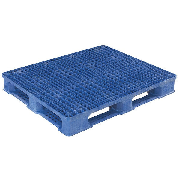 High Density Polyethylene Pallet, 48 in L, 40 in W, 6 3/4 in H