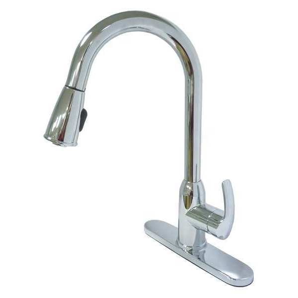 Single Lever Faucet, Pull Down Sprayer CP