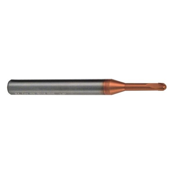 Ball End Mill, 2.00mm Dia, Carbide