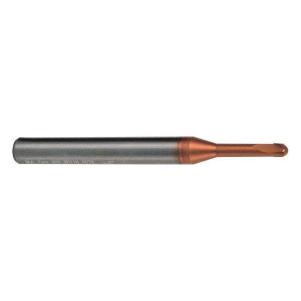 Ball End Mill, 4.00mm Dia, Carbide