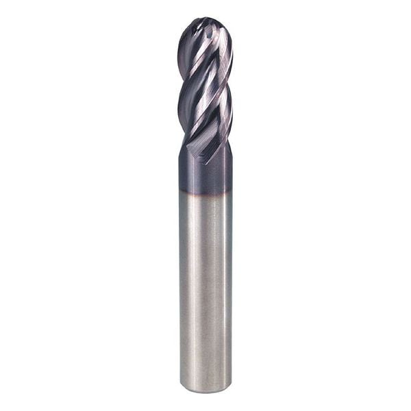 Ball End Mill, 4.00mm Dia, Carbide
