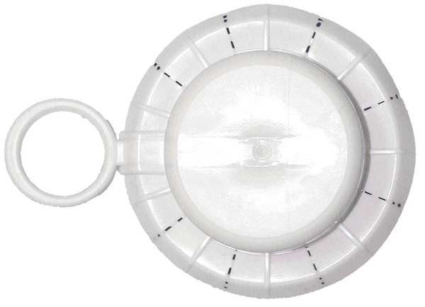 Capseal, Round Head, Plastic, White, PK1000