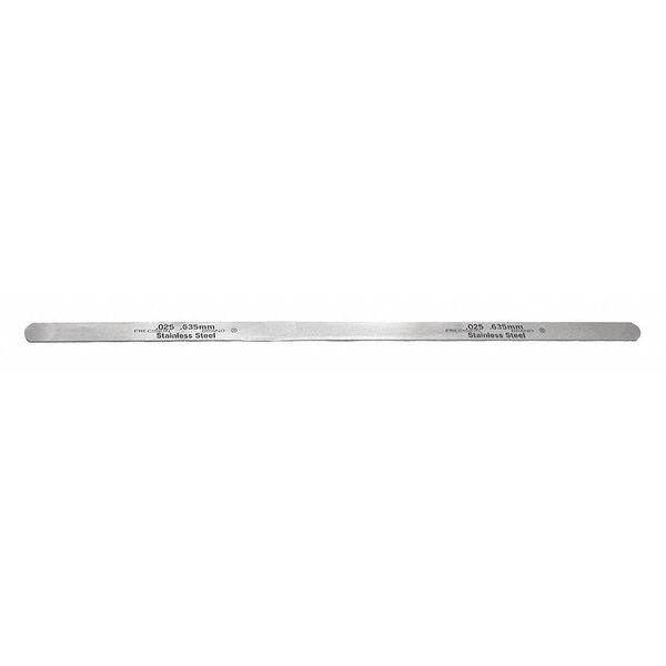 Feeler Gauge, SS, 0.001in, PK12