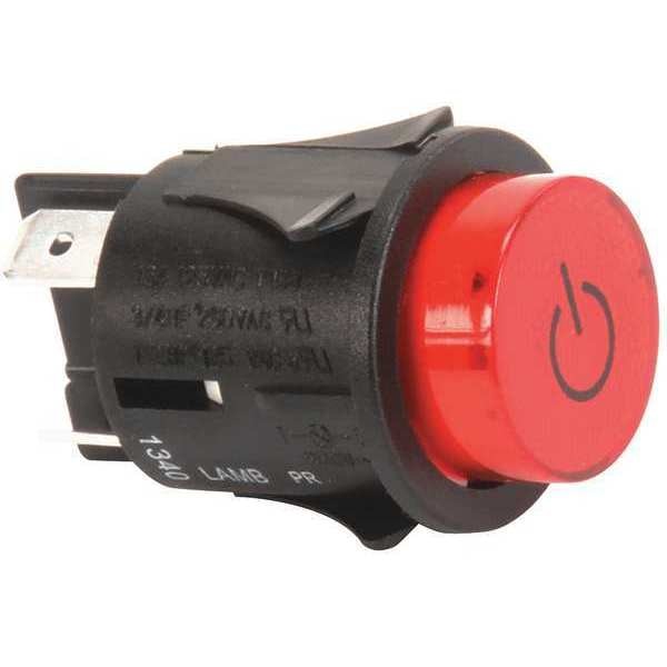 Red Push Button Power Switch