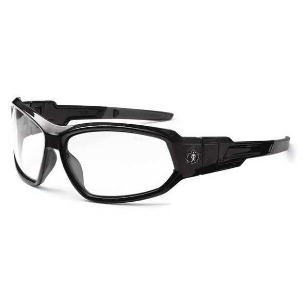 Safety Glasses, Traditional Clear Polycarbonate Lens, Scratch-Resistant