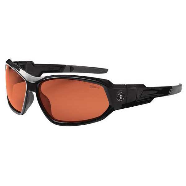 PLZ Safety Glasses/Goggles, Blk/Copper