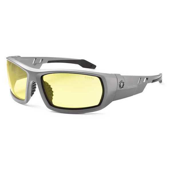Safety Glasses, Yellow Scratch-Resistant