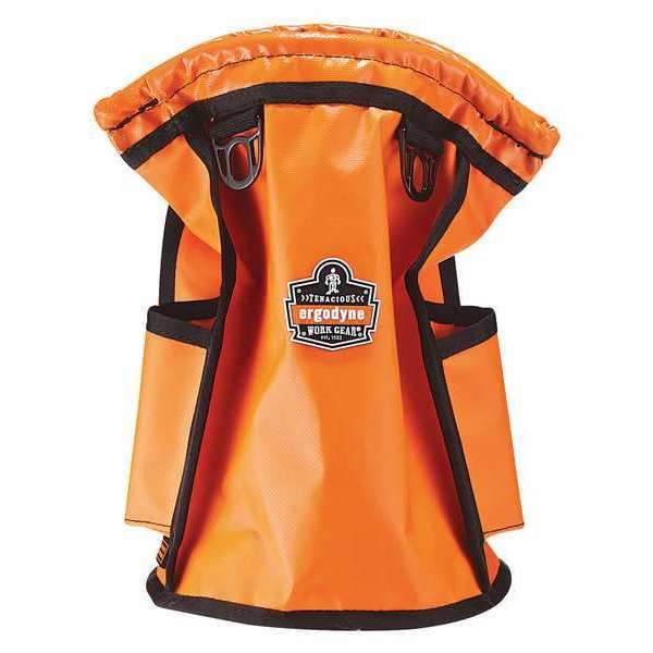 Topped Parts Pouch, Tarpaulin, Waterproof Tarpaulin, Orange, 12