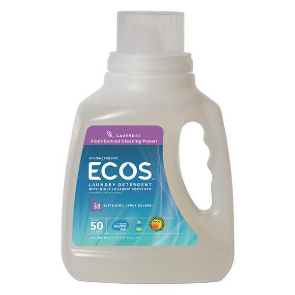 Liq Laundry Detergent, Lavender, 50 oz, PK8