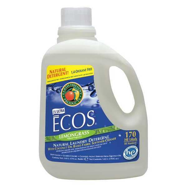 Liquid Laundry Det, Lemongrass, 170 oz, PK2
