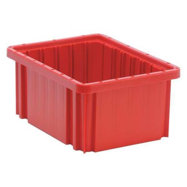 Divider Box, Red, Not Specified, 10-7/8 in L, 8-1/4 in W, 5 in H