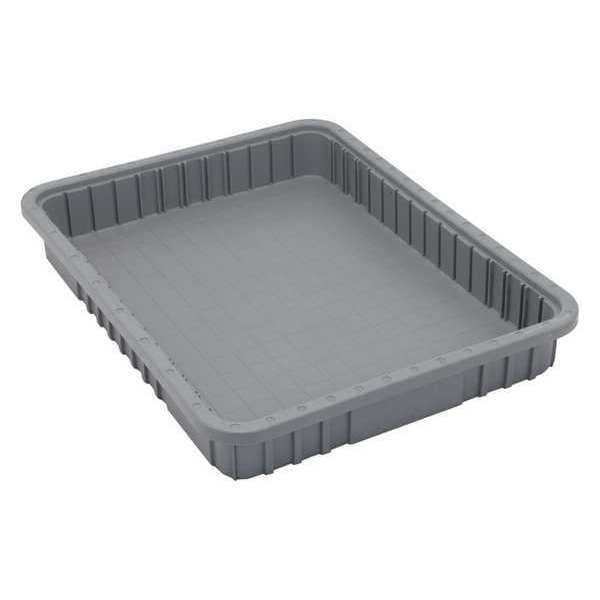 Divider Box, Gray, Not Specified, 22-1/2 in L, 17-1/2 in W, 3 in H