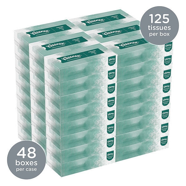 Naturals, 2 Ply Facial Tissue, 48 Boxes, 125 Sheets per Box