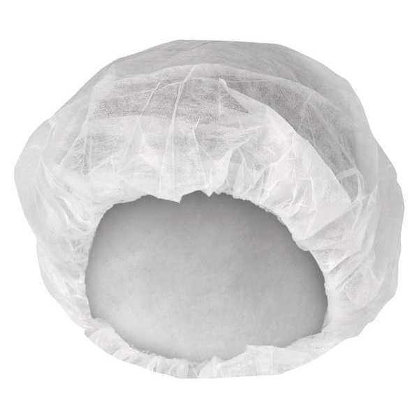 Bouffant Cap Breath Material WHT MD 100 /Pk 1000/Cs