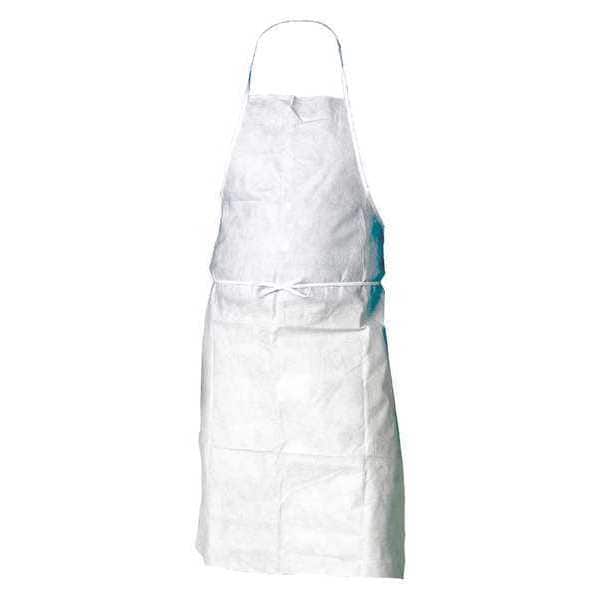Lite Duty Apron Polyethylene Coat 28 x 36 WHT 100/Cs