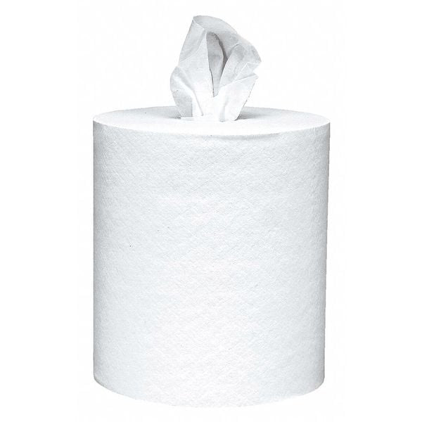 Premiere Centerpull Paper Towel, 1 Ply, 250 Sheets, White, 4 PK