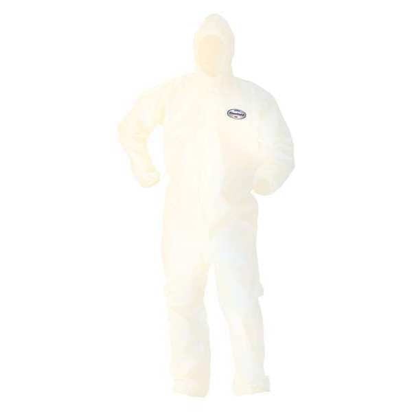 Hooded Coveralls, 4XL, 10 PK, Zipper