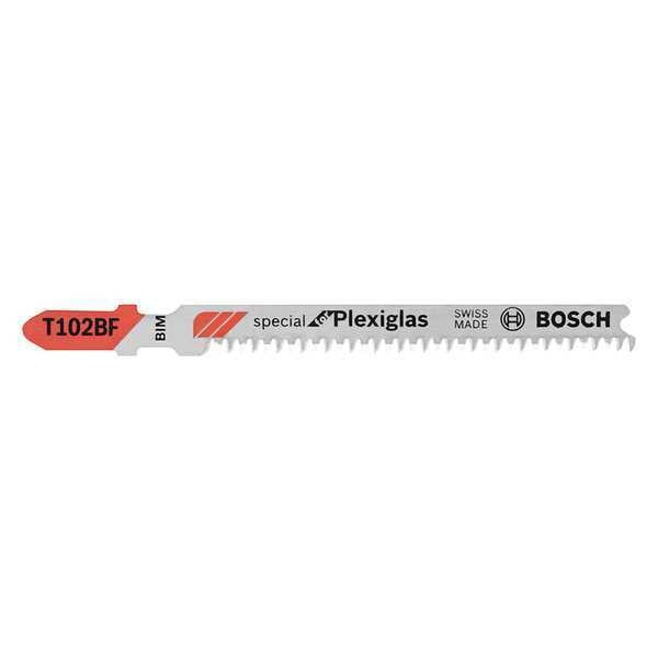 Jigsaw Blade, Clean For Plexiglas, PK3