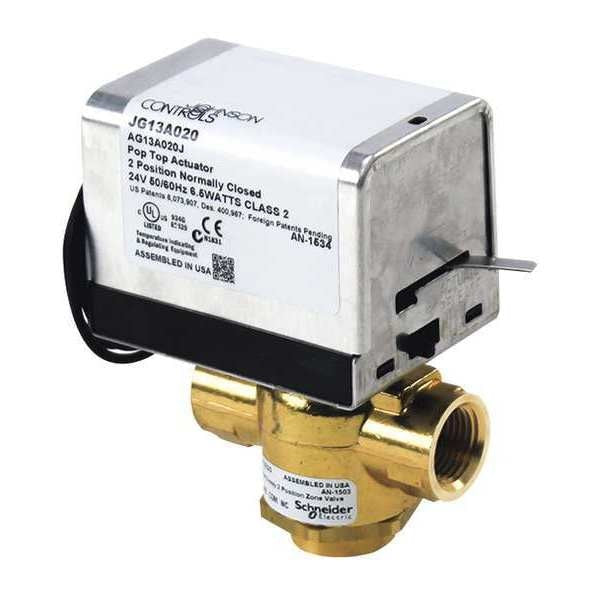 Valve 3 Way, 24V, 1/2in NPT