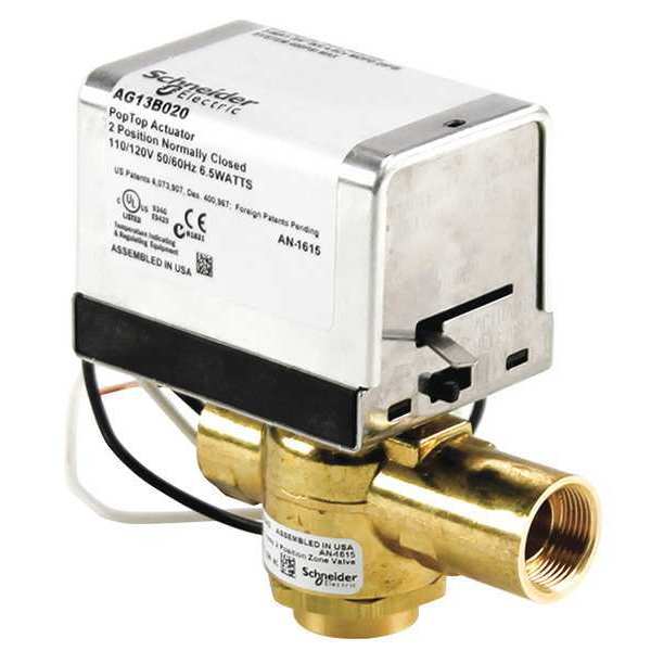 Inverted Flare 3/4in, 3 Way, 120V, 4 CV