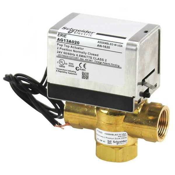 Valve, 3 Way, 24V, 3/4in NPT