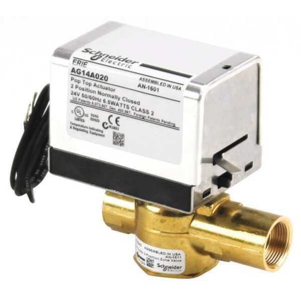 Zone Valve, 3/4in, 2 Way, 24V, N/C, HiTemp