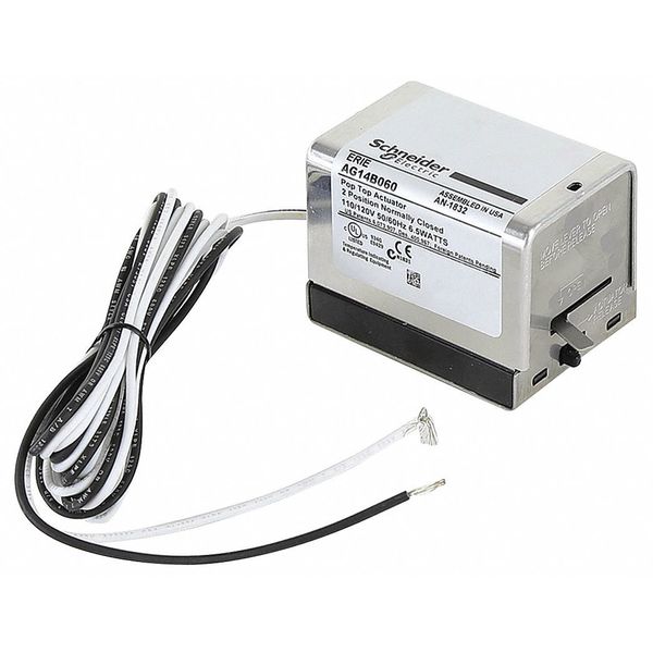 HiTemp Actuator, 120V, N/C, 2 Position