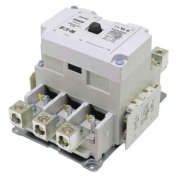 Contactor, 600V, 200A, 3 Pole, 2 Auxiliary