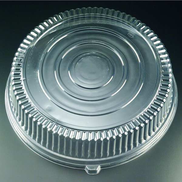 Clear Round Plastic Lid 12