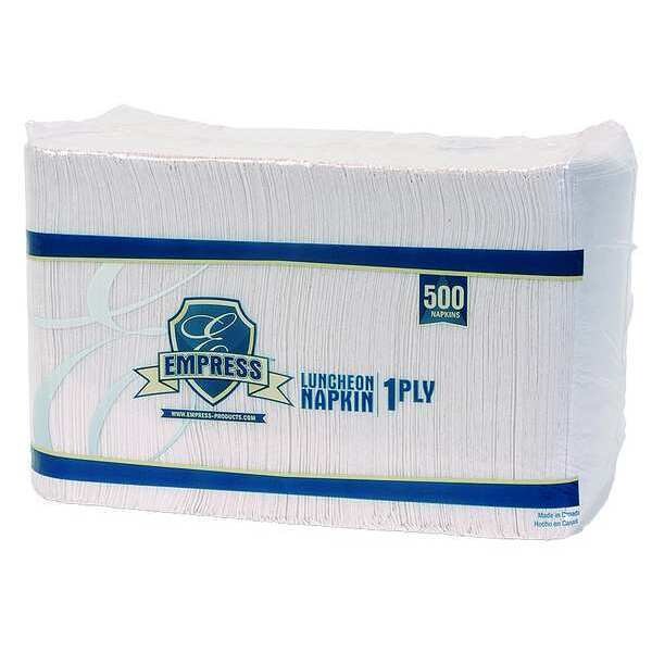Napkin1/4Fold, 11x12.75in, 1Ply, 500ct, PK12