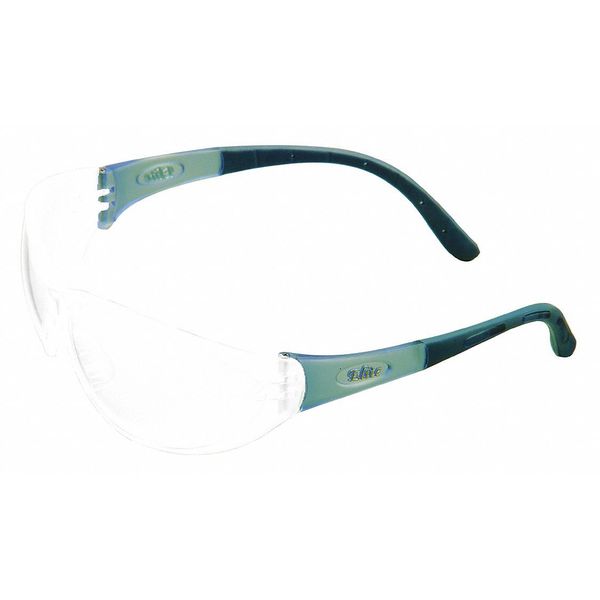 Safety Glasses, Traditional Clear Polycarbonate Lens, Scratch-Resistant