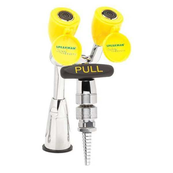 Deck Mounted Eyewash/Faucet Combination No Bowl