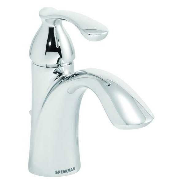 Manual Single Hole Mount, 1 Hole Single Lever Faucet, Polished Chrome