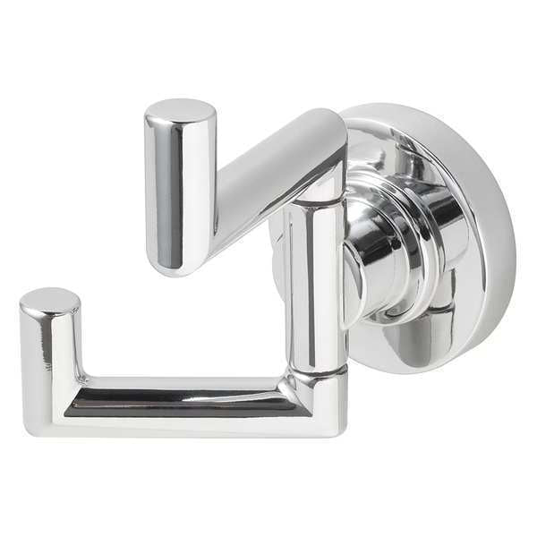 Neo Double Robe Hook, Polished Chrome
