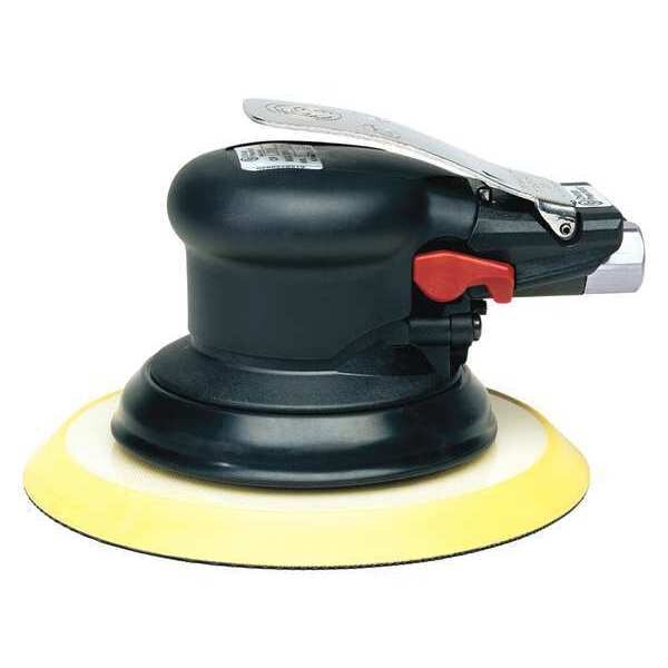 6 Inch (150 mm) Air Random Orbital Sander, Non-Vacuum, Hook & Loop, 0.28 HP / 210 W - 12000 RPM