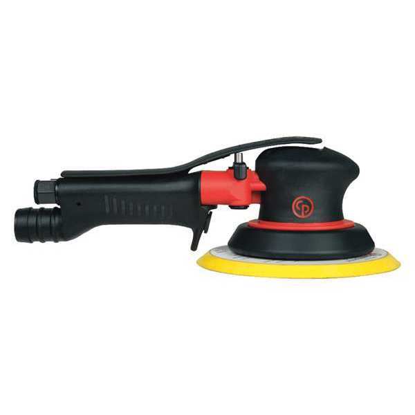 6 Inch (150 mm) Air Random Orbital Sander, Non-Vacuum, Hook & Loop, 0.28 HP / 210 W - 11000 RPM