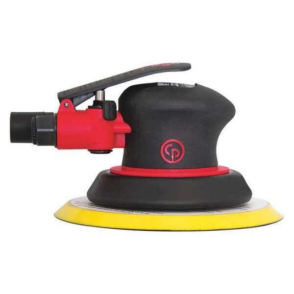 6 Inch (150 mm) Air Random Orbital Sander, Non-Vacuum, PSA, 0.28 HP / 210 W - 12000 RPM