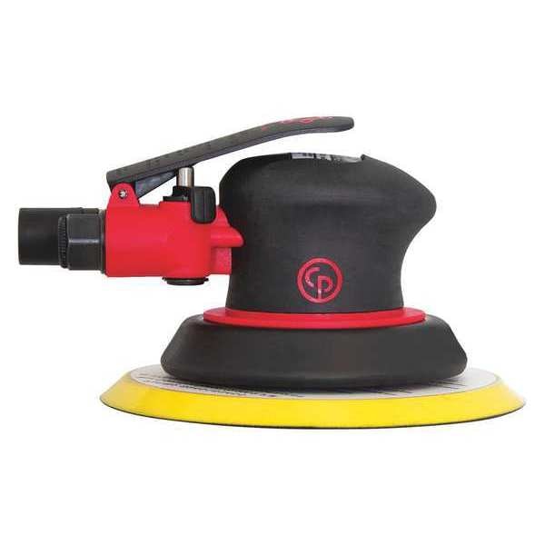 6 Inch (150 mm) Air Random Orbital Sander, Non-Vacuum, Hook & Loop, 0.28 HP / 210 W - 12000 RPM