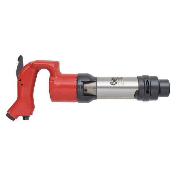 0.68 Inch Air Chipping Hammer, Round Shank, Stroke 2.52 in, Bore Diameter 1.14 in - 1750 BPM